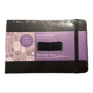 Moleskin Black Page notebook can be used as photo Album